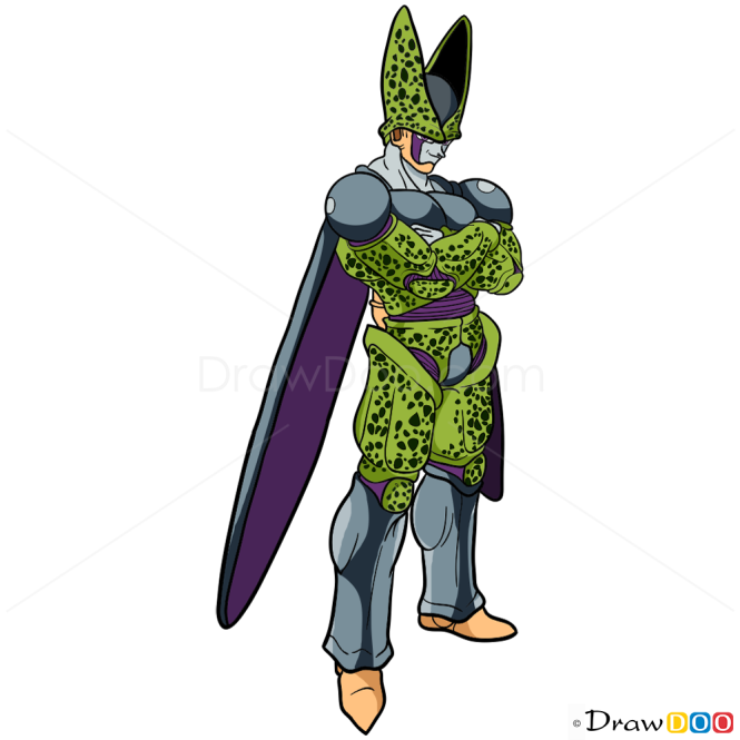 How to Draw Cell, Dragon Ball Z