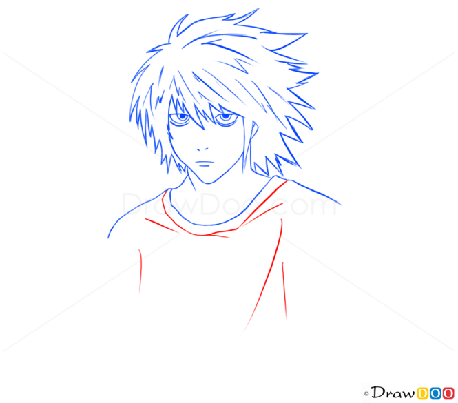 How to Draw L Lawliet, Death Note