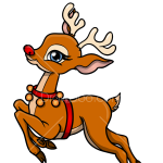 How to Draw Christmas Deer, Deer