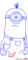 How to Draw Stewart Minion, Despicable Me