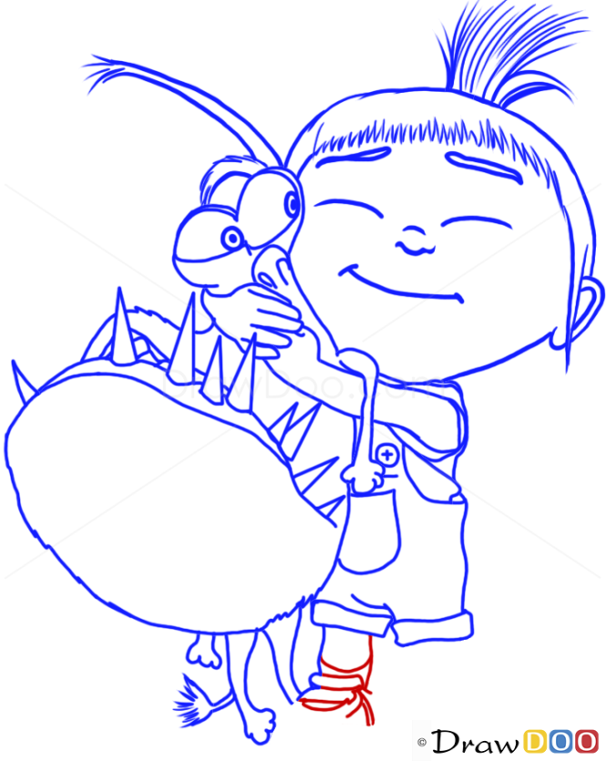 How to Draw Agnes and Kyle, Despicable Me