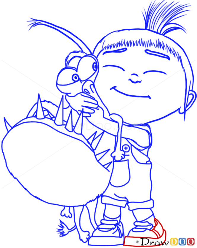 How to Draw Agnes and Kyle, Despicable Me