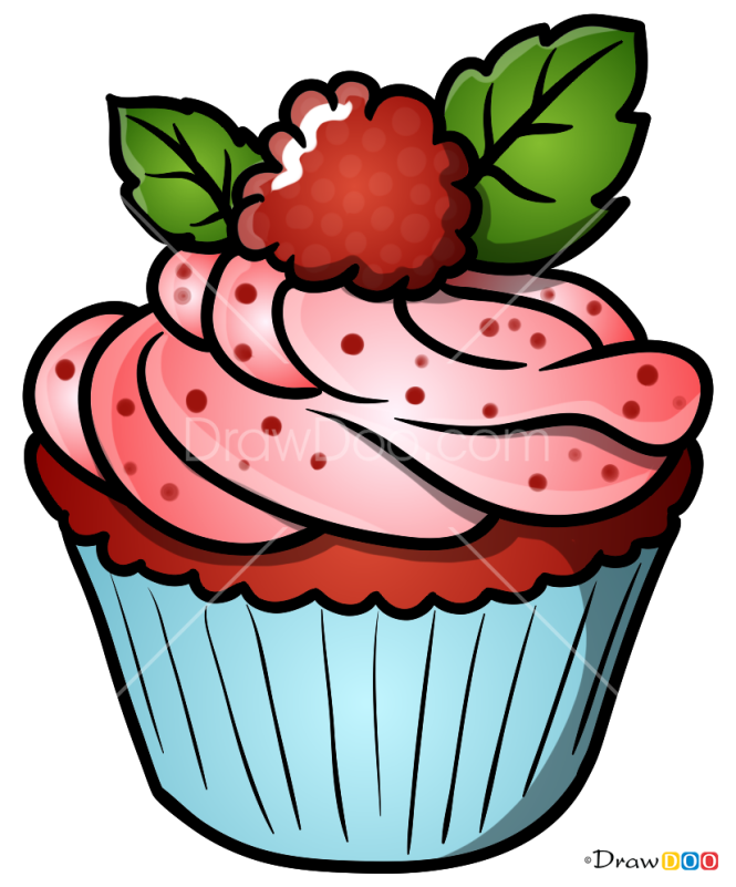 How to Draw Cupcake, Desserts