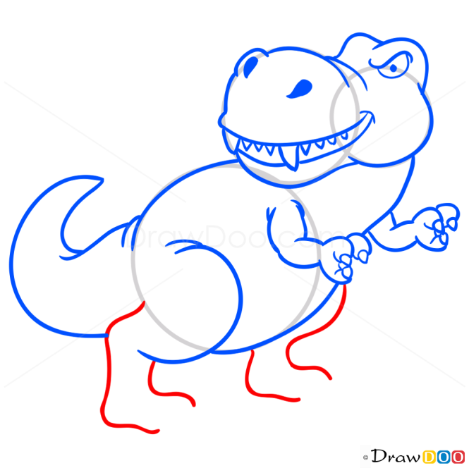 How to Draw Tyrannosaurus, Dinosaurus