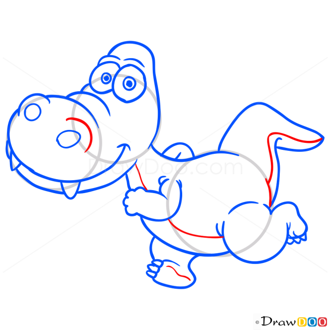 How to Draw Kriptops, Dinosaurus