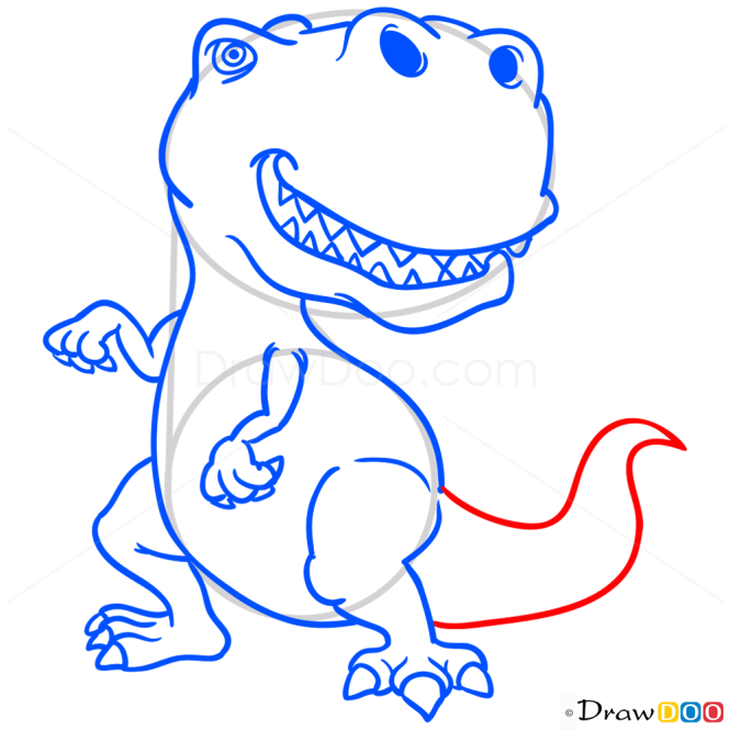 How to Draw Karharodontosaur, Dinosaurus
