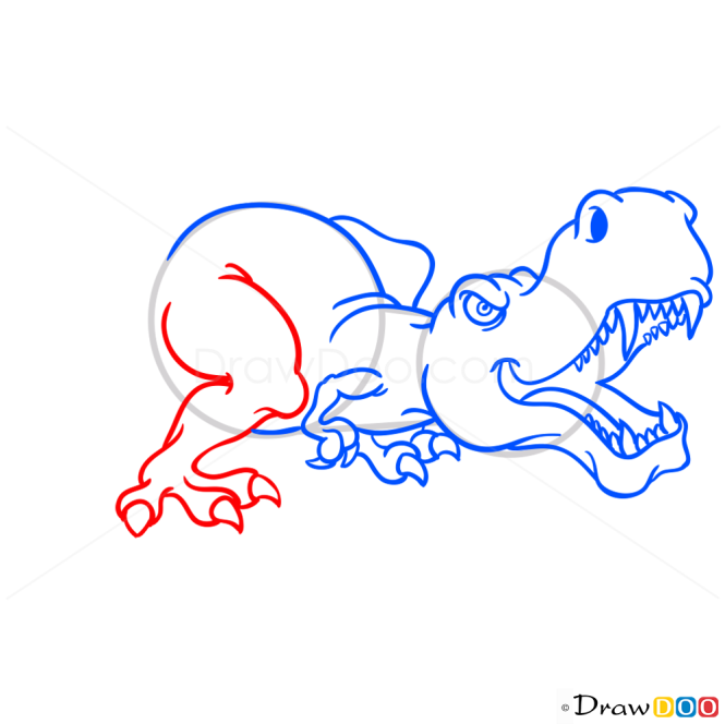 How to Draw Tarbosaurus, Dinosaurus