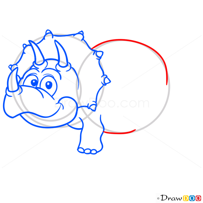 How to Draw Triceratops, Dinosaurus