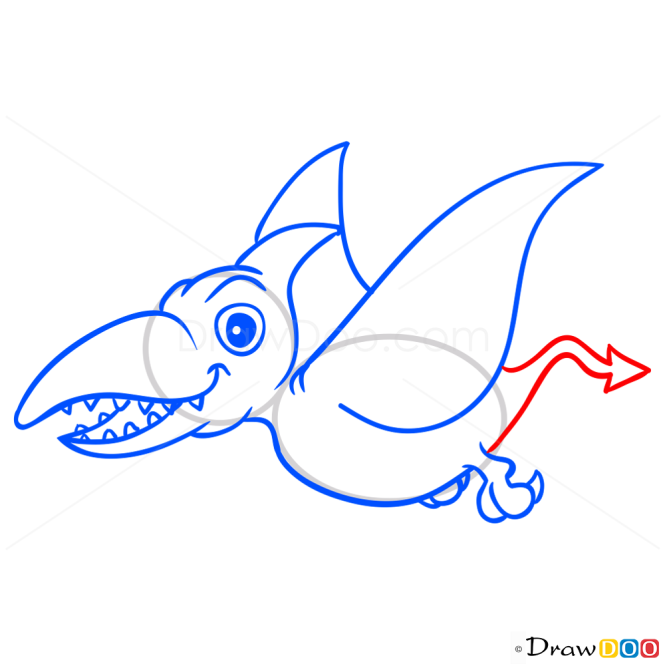 How to Draw Ramforinh, Dinosaurus