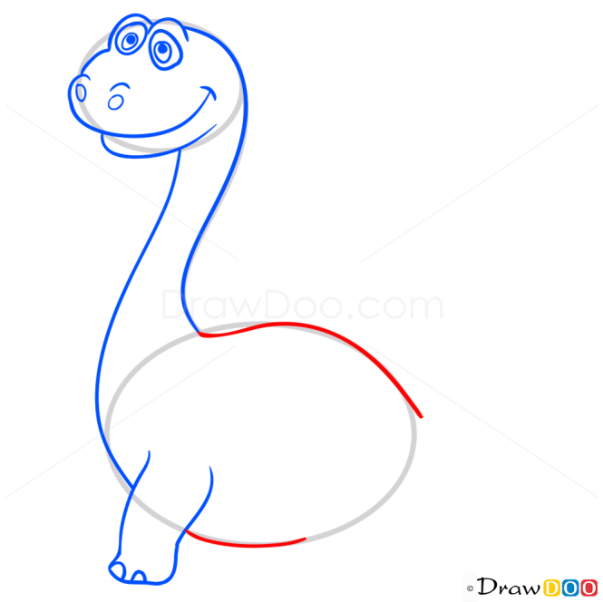 How to Draw Sauropod, Dinosaurus