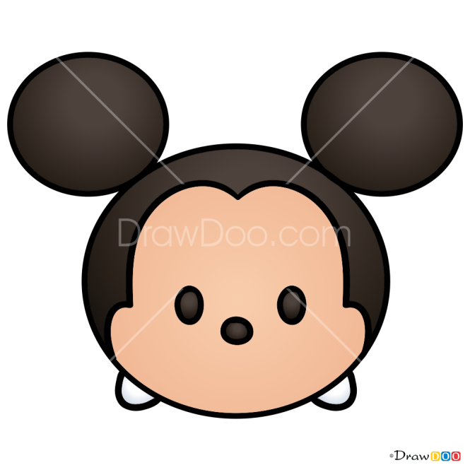 How to Draw Mickey Mouse, Disney Tsum Tsum