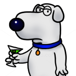 How to Draw Brian Griffin, Dogs and Puppies