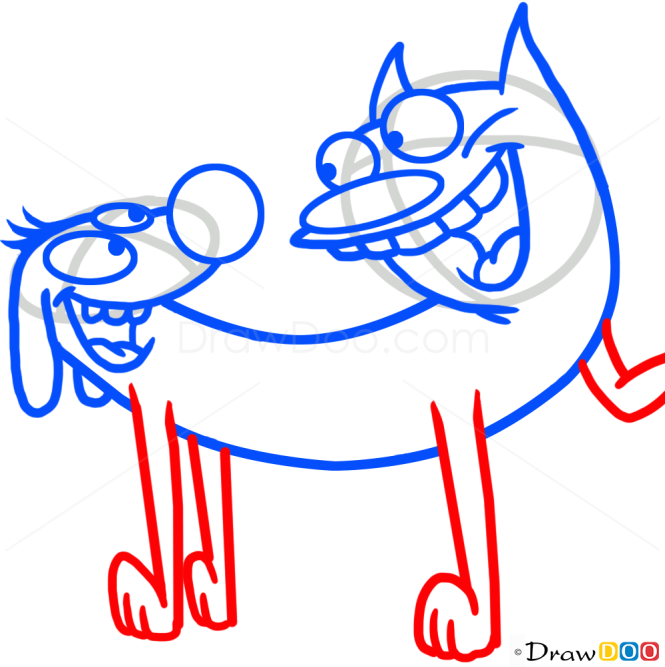 How to Draw CatDog, Dogs and Puppies