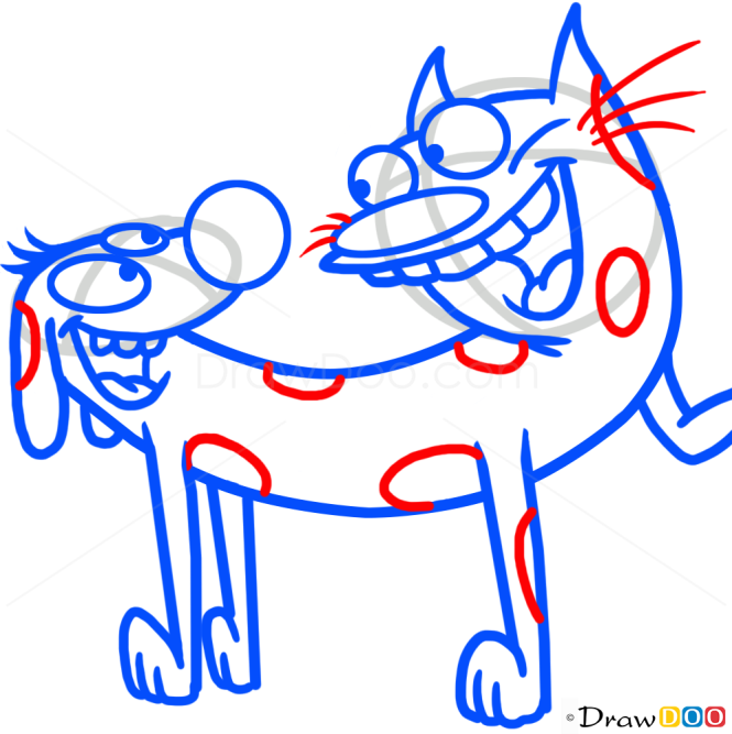 How to Draw CatDog, Dogs and Puppies