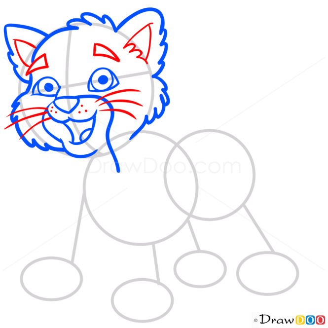 How to Draw Baby Jaguar, Dora