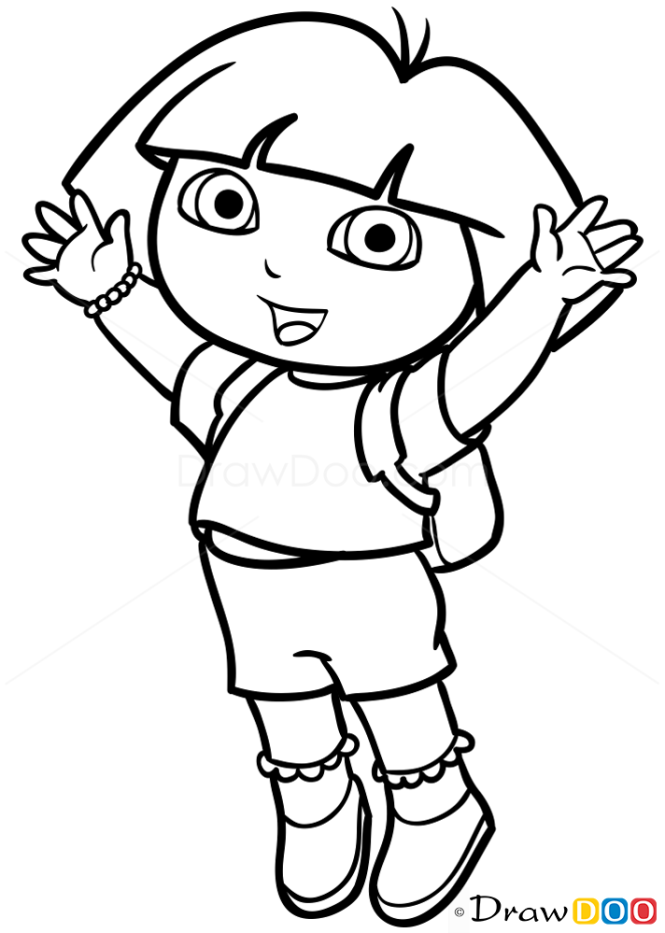 How to Draw Dora, Dora