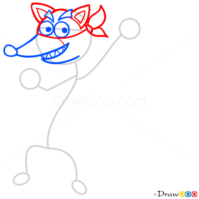 How to Draw Swiper the Fox, Dora