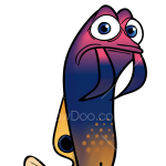 How to Draw Gurgle, Dory and Nemo