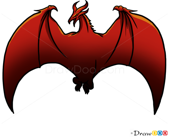 How to Draw Red Dragon, Dragons and Beasts