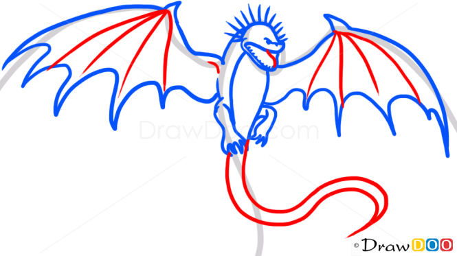How to Draw Skrill Dragon, Dragons and Beasts