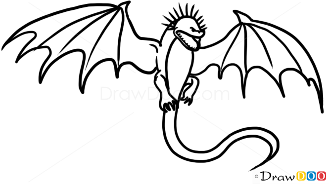 How to Draw Skrill Dragon, Dragons and Beasts