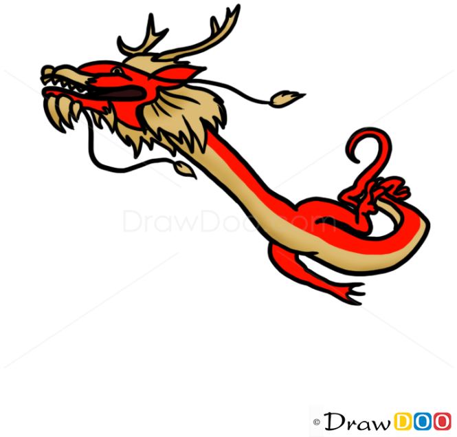 How to Draw Long Wang, Chinese Dragon, Dragons and Beasts