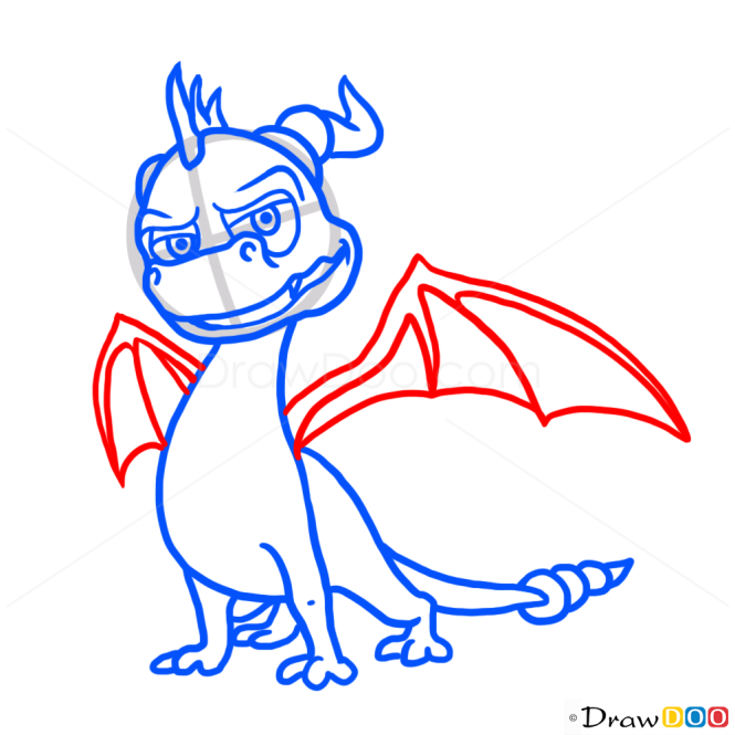 How to Draw Spyro Dragon, Dragons and Beasts
