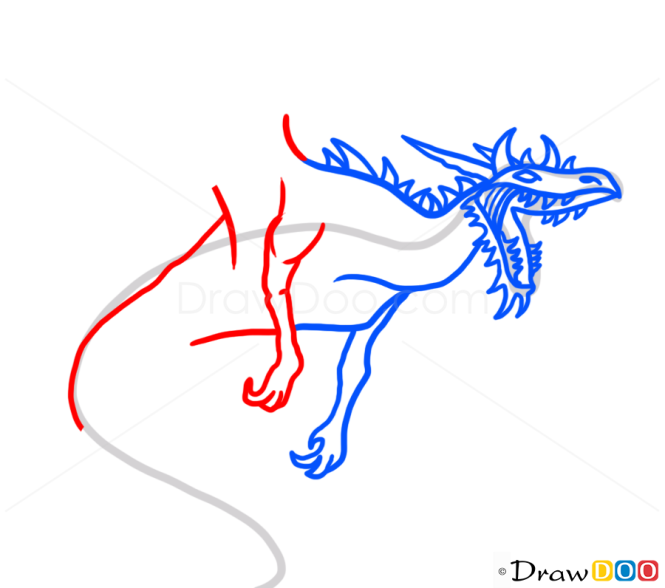 How to Draw Zombie Dragon, Dragons and Beasts