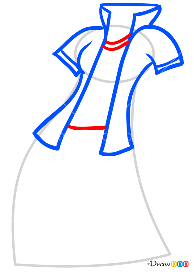How to Draw Rainbow Dash Dress, Dolls Dress Up