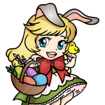 How to Draw Chibi Easter Girl, Easter