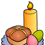 How to Draw Easter Candle, Easter