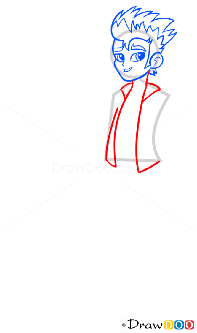 How to Draw Flach Sentry, Equestria Girls