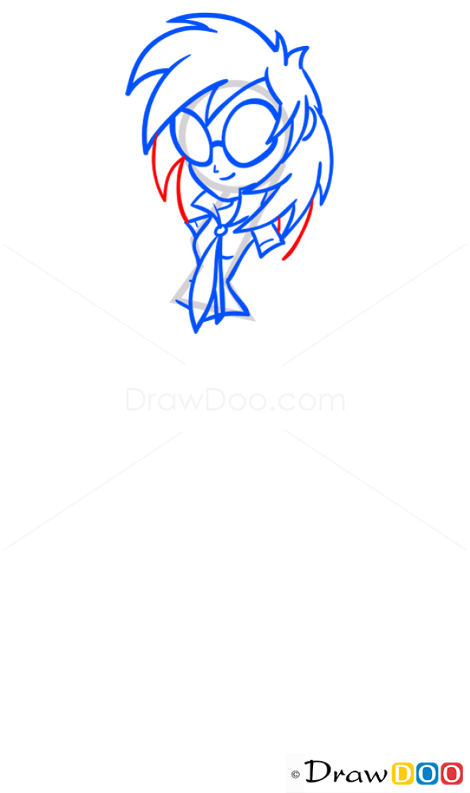 How to Draw Vinyl, Equestria Girls