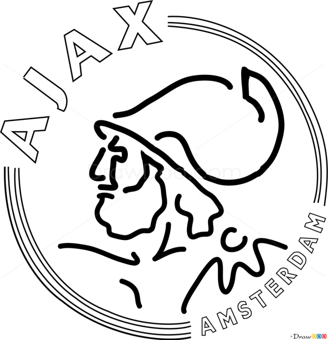 How to Draw Ajax, Football Logos