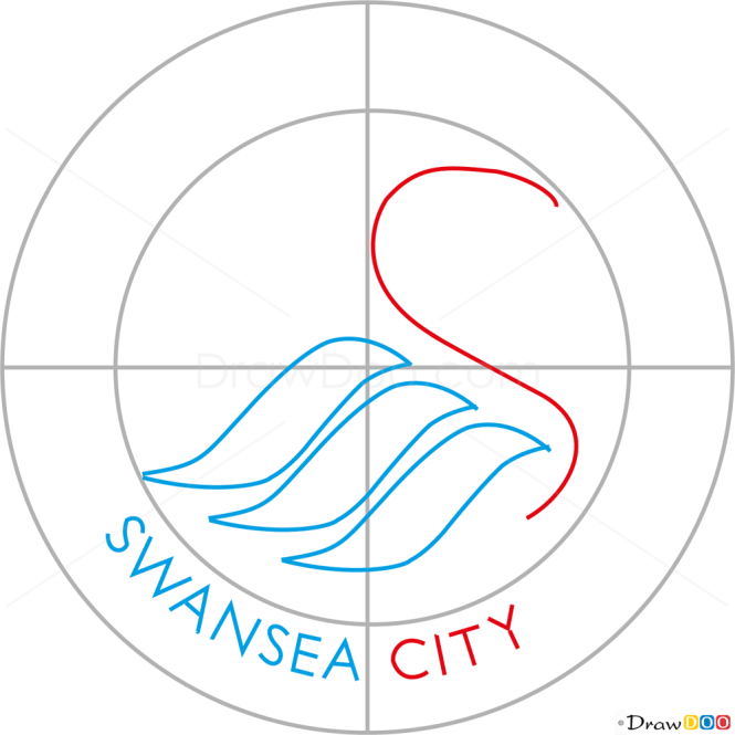 How to Draw Swansea, City, Football Logos