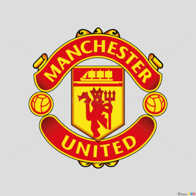 How to Draw Manchester, United, Football Logos