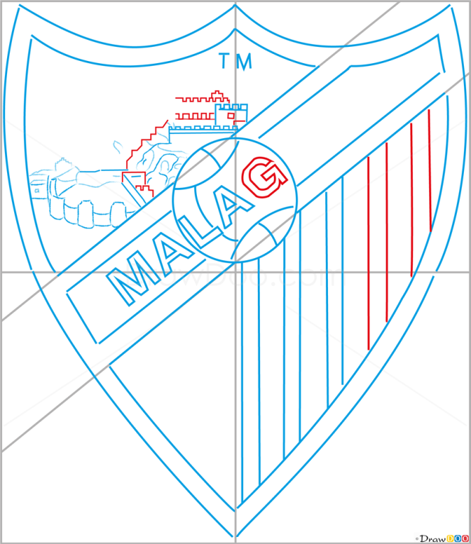 How to Draw Malaga, Football Logos
