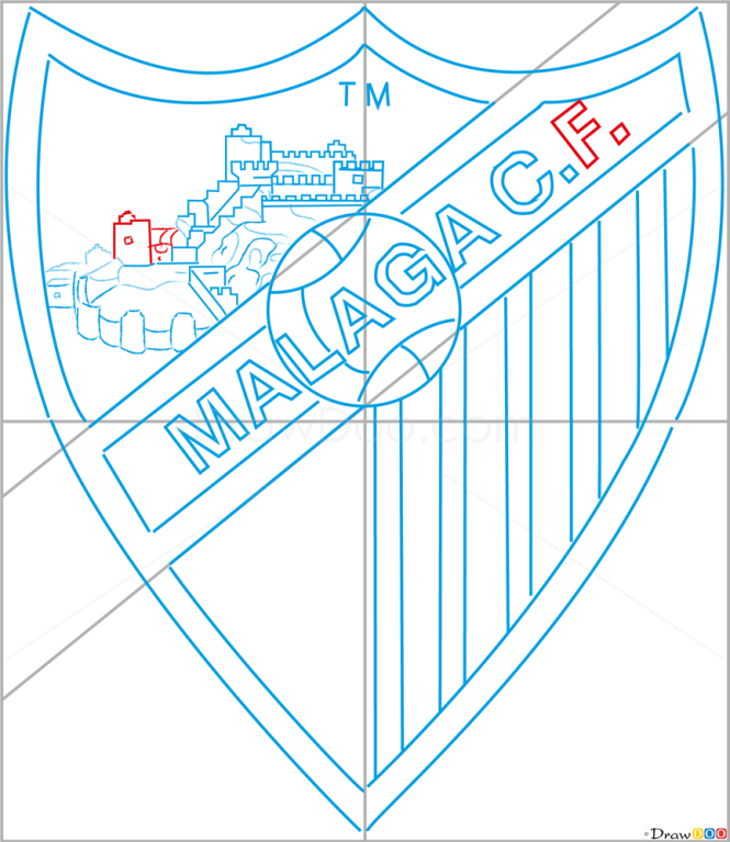How to Draw Malaga, Football Logos