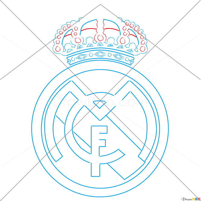 How to Draw Real, Madrid, Football Logos