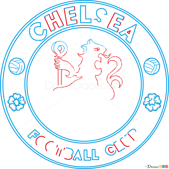How to Draw Chelsea, Football Logos