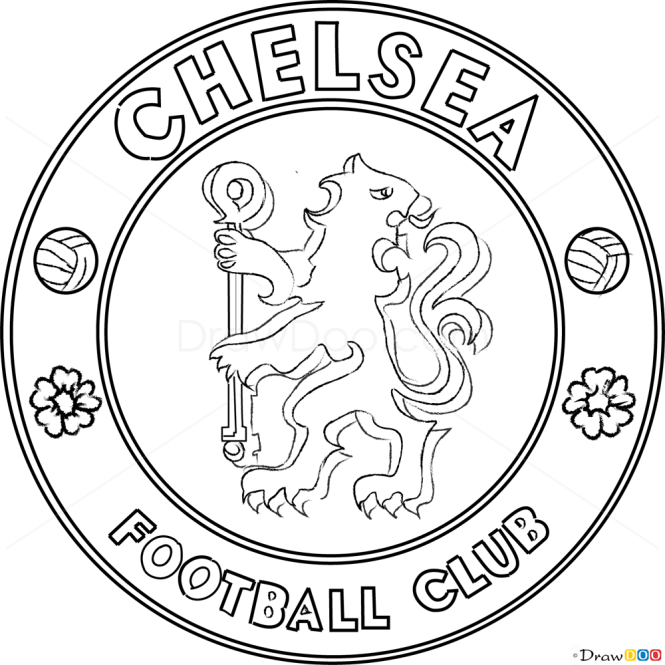 How to Draw Chelsea, Football Logos
