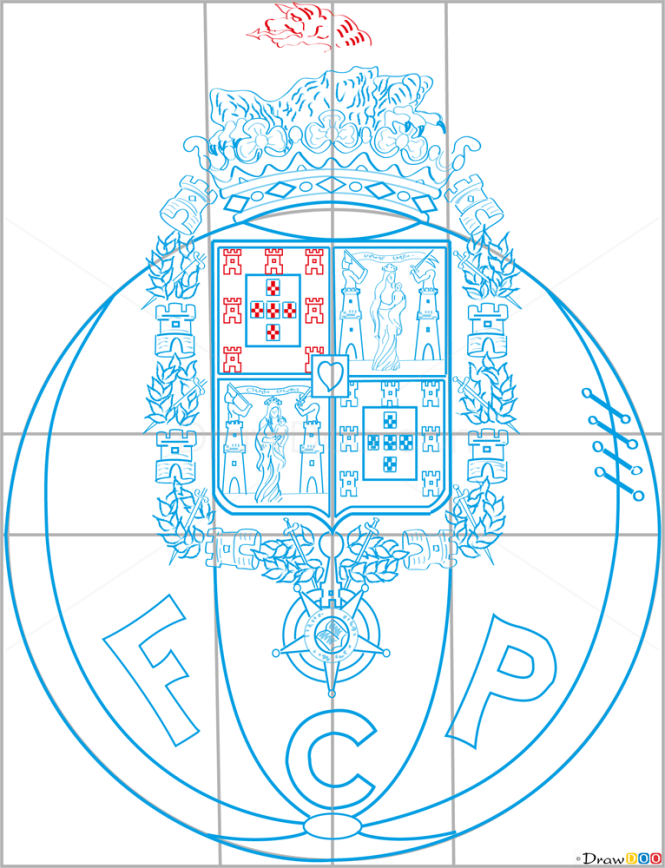 How to Draw Porto, Football Logos