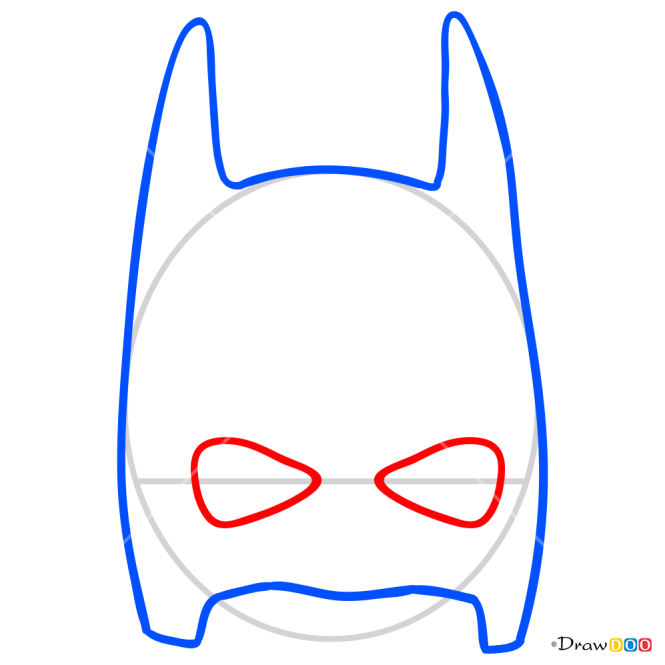 How to Draw Batman Mask, Face Masks