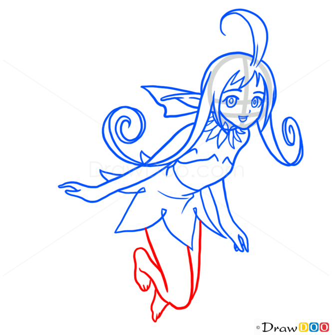 How to Draw Anime Fairie 3, Fairies