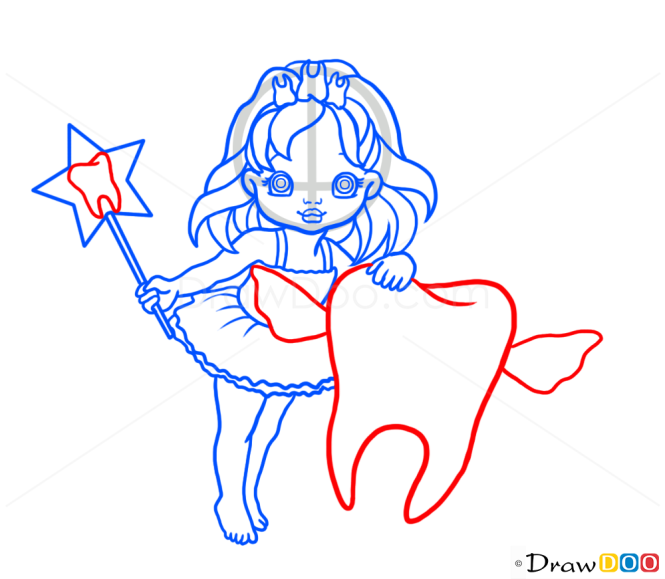 How to Draw Tooth Fairy, Fairies