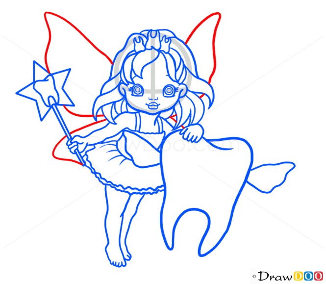 How to Draw Tooth Fairy, Fairies