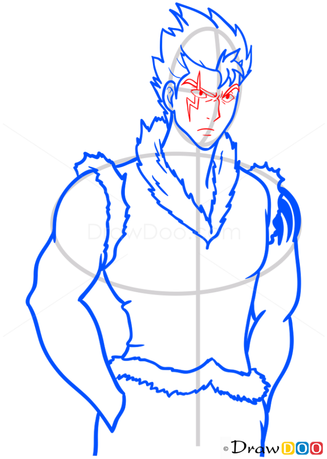 How to Draw Laxus, Fairy Tail