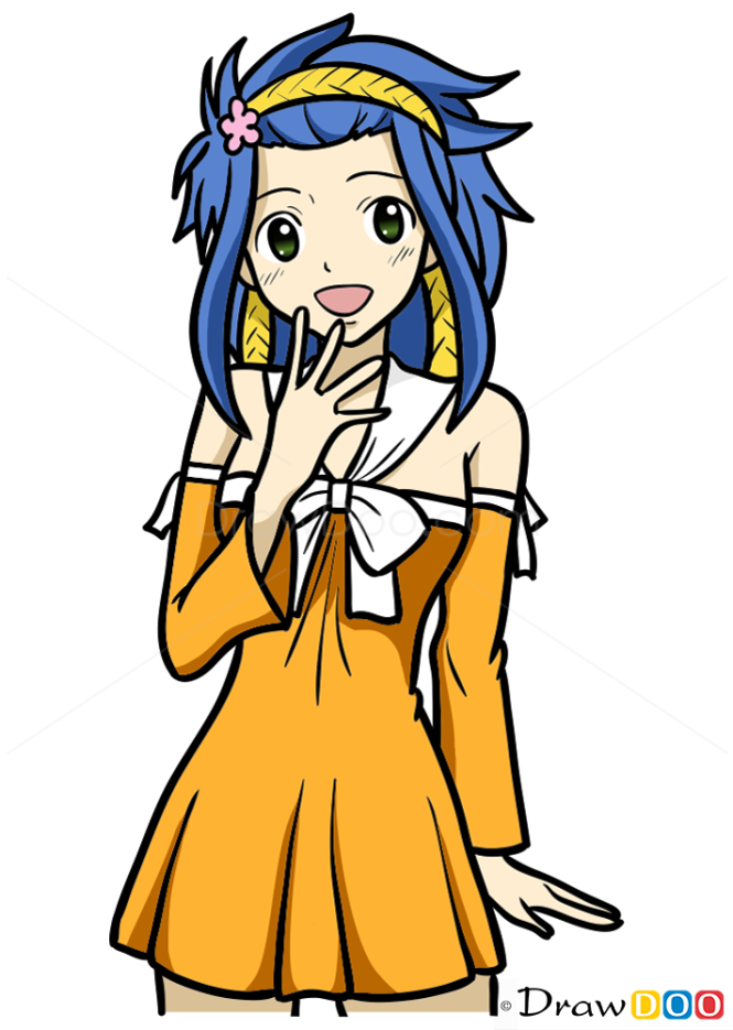 How to Draw Levy McGarden, Fairy Tail
