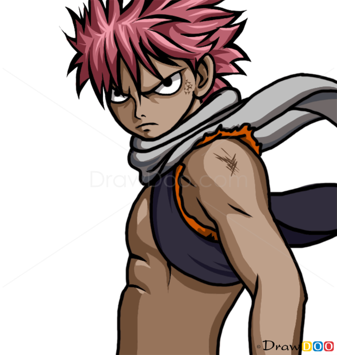 How to Draw Natsu Dragneel, Fairy Tail