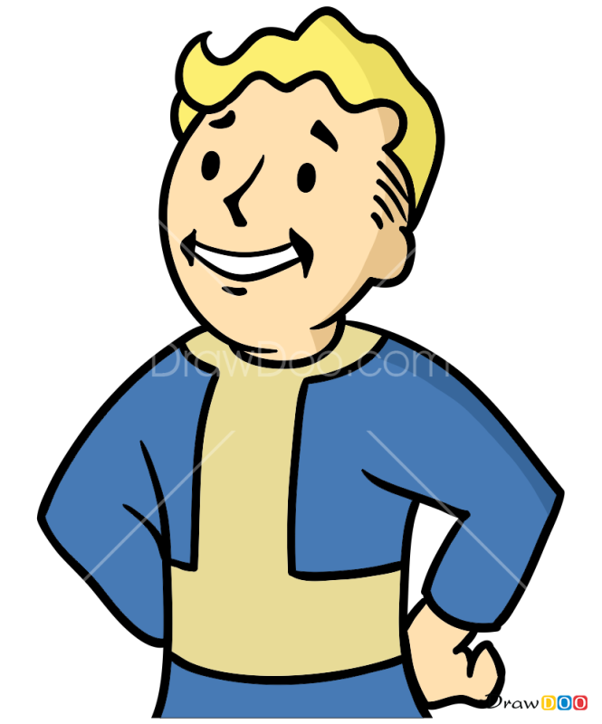 How to Draw Vault Boy, Fallout
